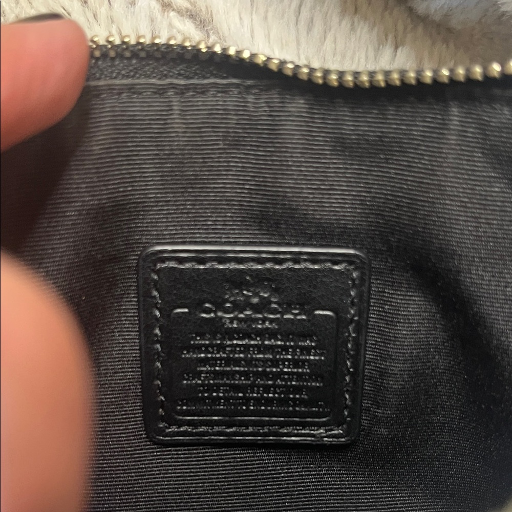 Coach Metallic Silver Wristlet - Picture 8 of 8